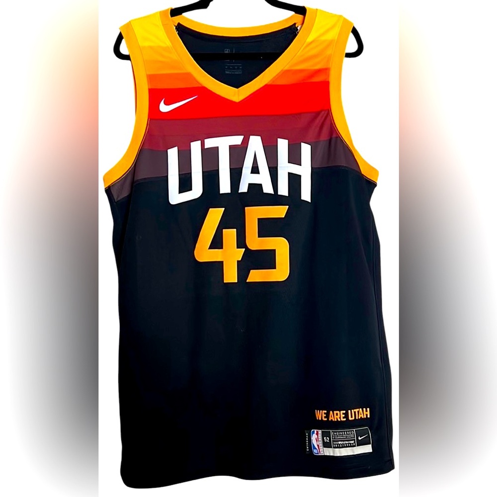 NIKE NBA Mens Dri-Fit Utah Jazz Donovan Mitchell Basketball Jersey, Sz XL, GUC.